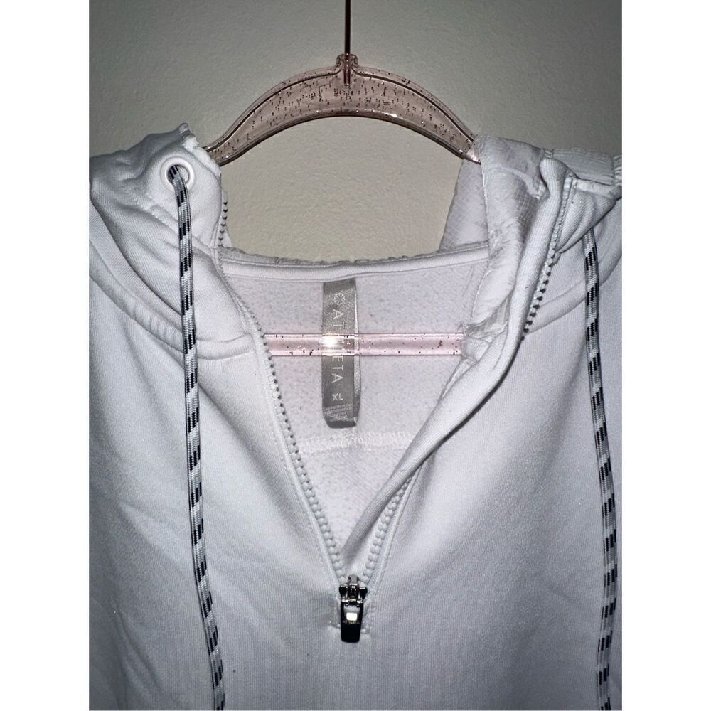 Athleta Ascend Warm Up Hoodie White XL - Picture 4 of 6